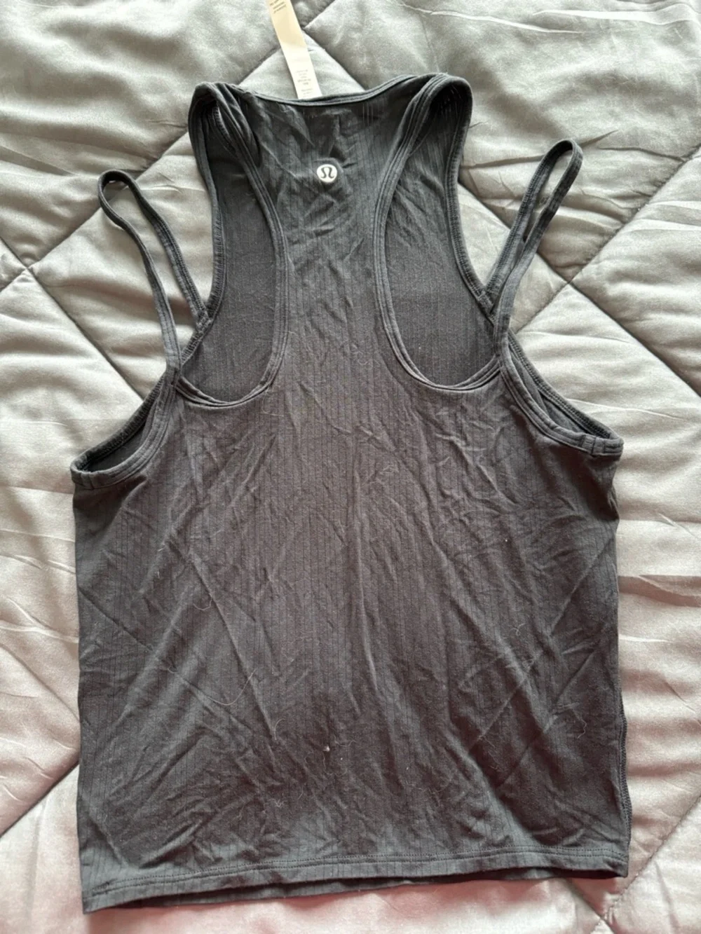 lululemon athletica Black Ribbed High-Neck Tank - Picture 3 of 5